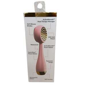PMD Clean Pro Gold Smart Facial Cleansing 24K Gold Plated Heat Therapy Massager